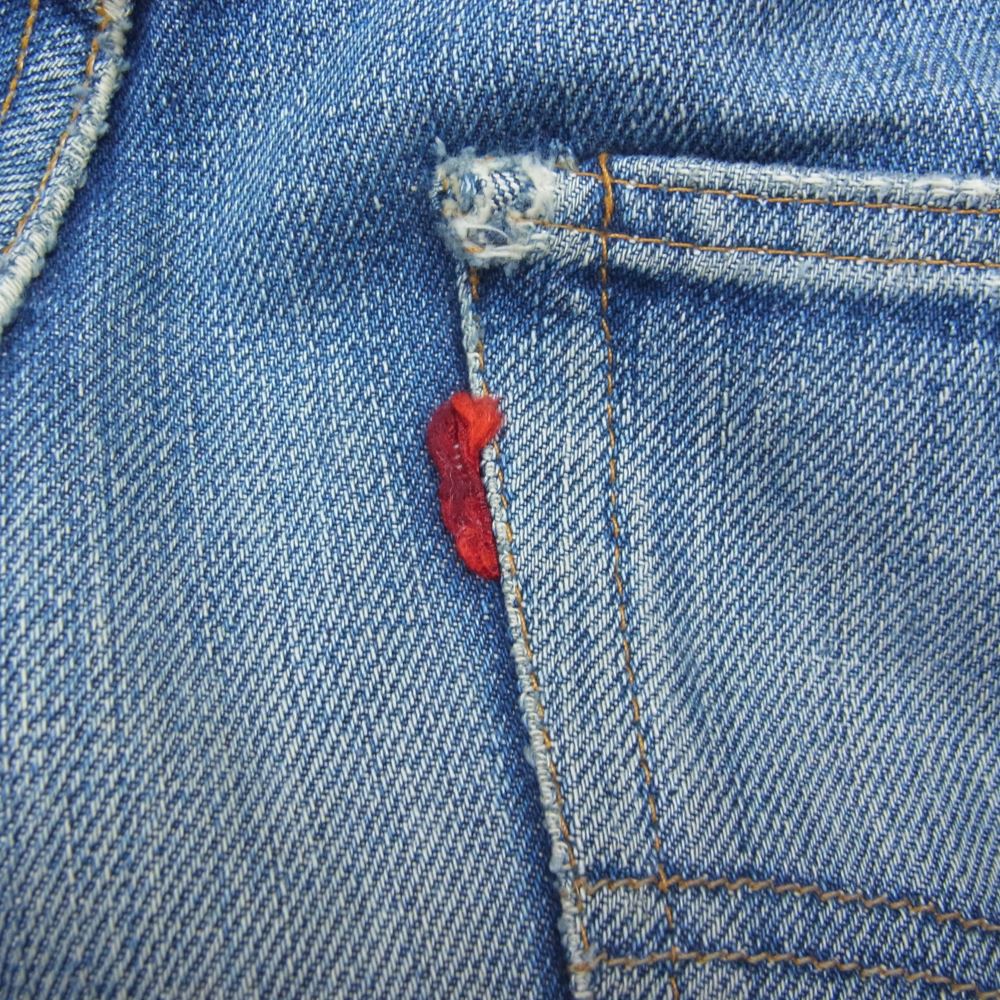 Levi's リーバイス 60s 501 BIG E VINTAGE ボタン裏刻印2 足長R シングルステッチ 赤耳 ヴィンテージ デニム パンツ インディゴブルー系【中古】