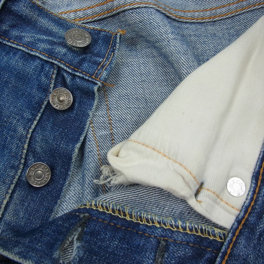Levi's リーバイス 60s 501 BIG E VINTAGE ボタン裏刻印2 足長R シングルステッチ 赤耳 ヴィンテージ デニム パンツ インディゴブルー系【中古】