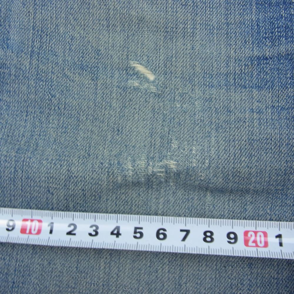 Levi's リーバイス 60s 501 BIG E VINTAGE ボタン裏刻印2 足長R シングルステッチ 赤耳 ヴィンテージ デニム パンツ インディゴブルー系【中古】