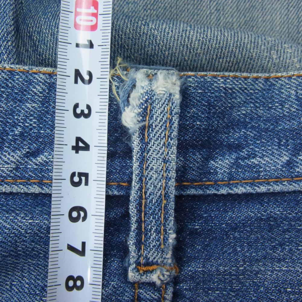 Levi's リーバイス 60s 501 BIG E VINTAGE ボタン裏刻印2 足長R シングルステッチ 赤耳 ヴィンテージ デニム パンツ インディゴブルー系【中古】