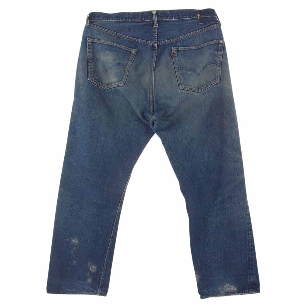 Levi's リーバイス 60s LEVI'Sリーバイス 501XX VINTAGE ボタン裏刻印J 足長R  Vステッチ シングル 赤耳 ヴィンテージ デニム パンツ インディゴブルー系【中古】