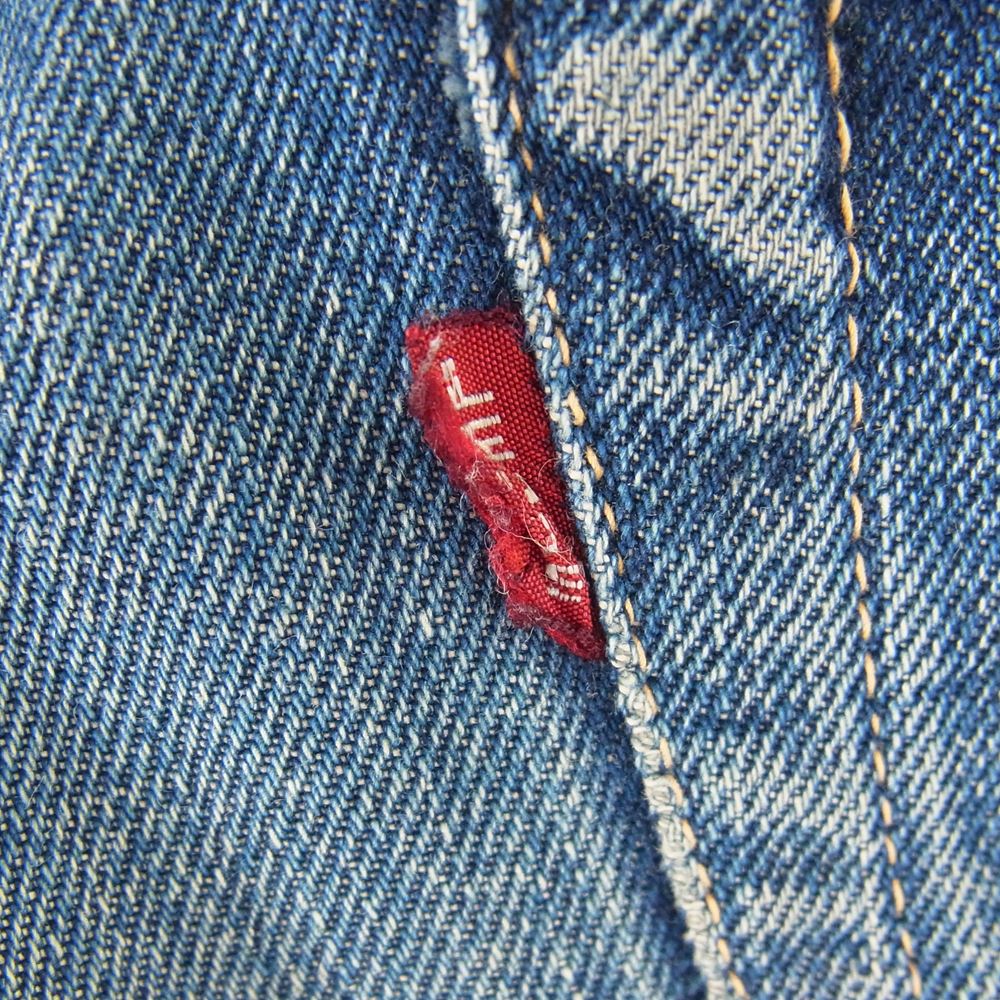 Levi's リーバイス 60s LEVI'Sリーバイス 501XX VINTAGE ボタン裏刻印J 足長R  Vステッチ シングル 赤耳 ヴィンテージ デニム パンツ インディゴブルー系【中古】