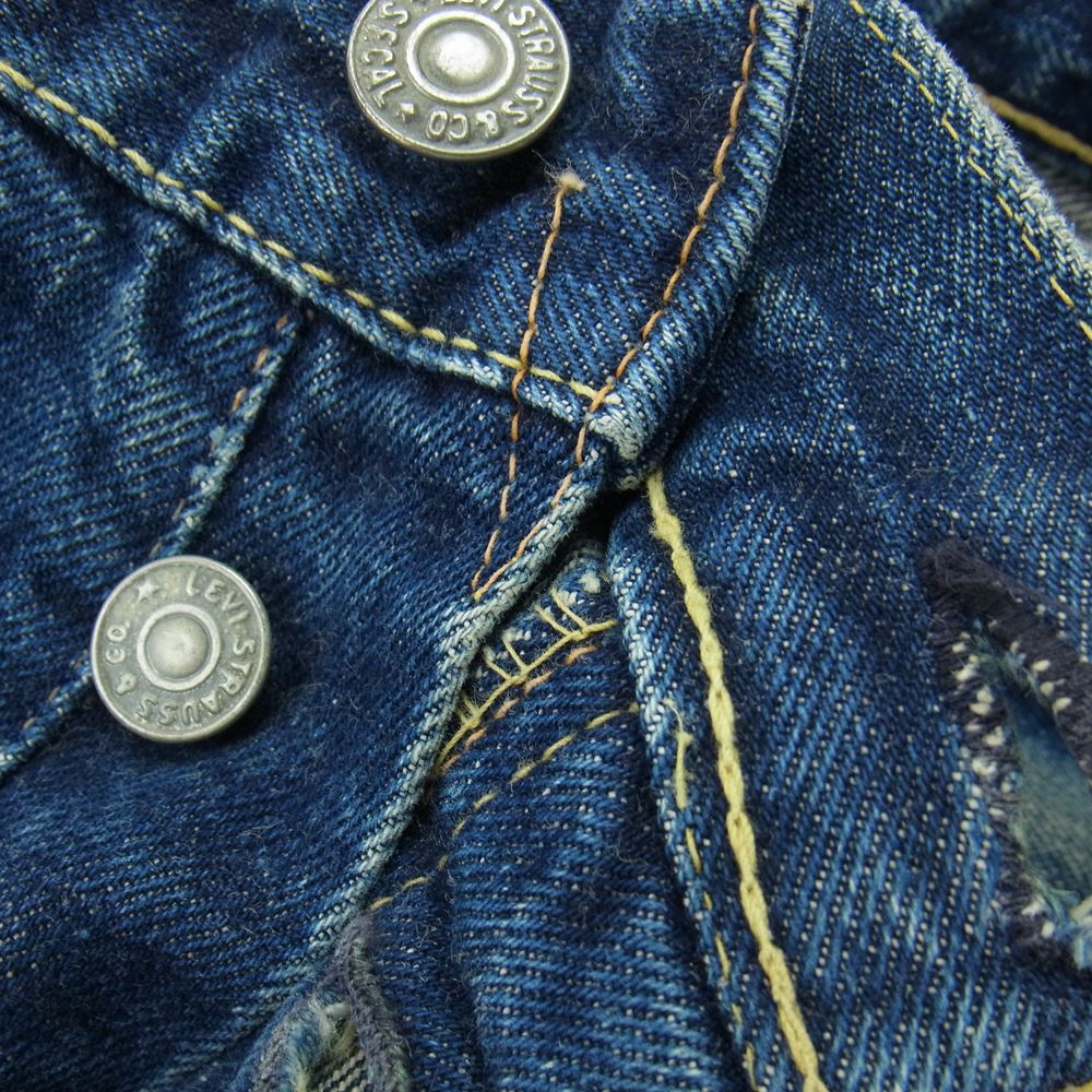 Levi's リーバイス 60s LEVI'Sリーバイス 501XX VINTAGE ボタン裏刻印J 足長R  Vステッチ シングル 赤耳 ヴィンテージ デニム パンツ インディゴブルー系【中古】