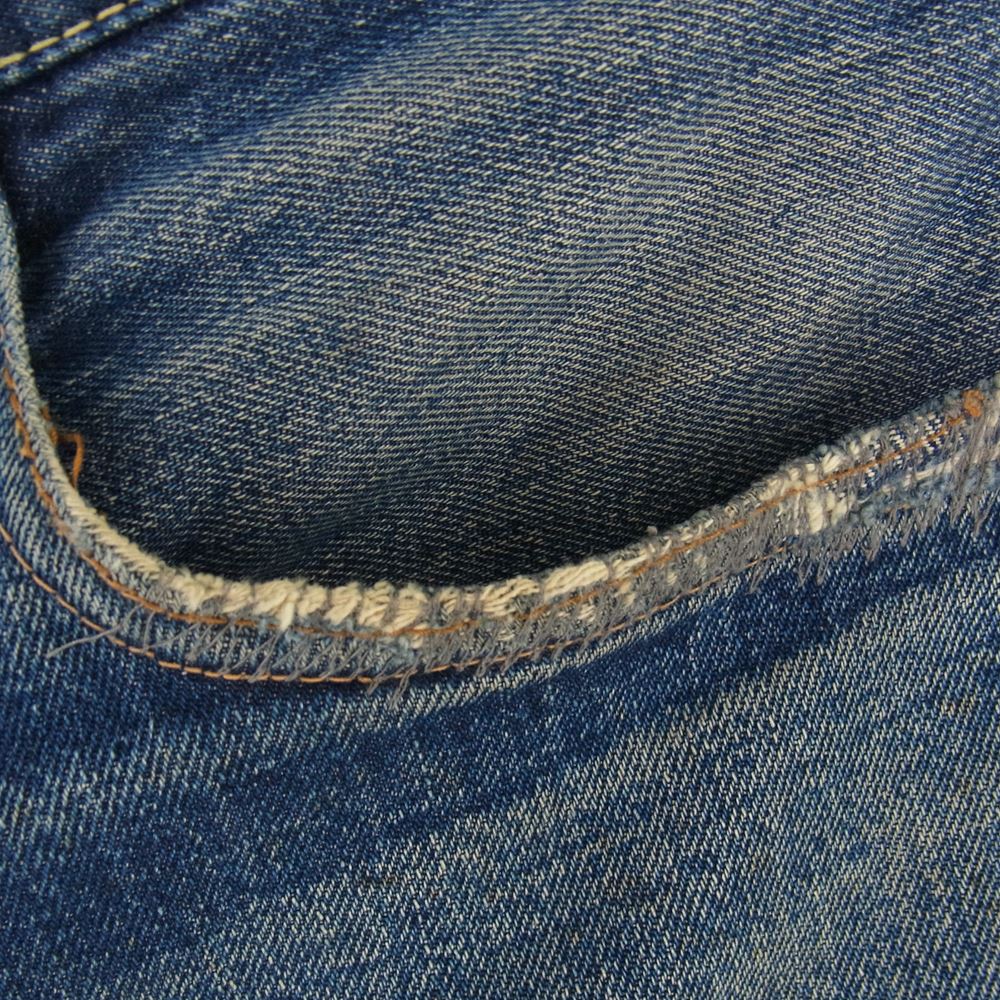 Levi's リーバイス 60s LEVI'Sリーバイス 501XX VINTAGE ボタン裏刻印J 足長R  Vステッチ シングル 赤耳 ヴィンテージ デニム パンツ インディゴブルー系【中古】