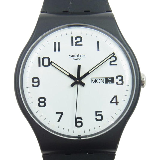 Swatch スウォッチ TWICE Again トワイス アゲイン 腕時計 ウォッチ ブラック系【中古】