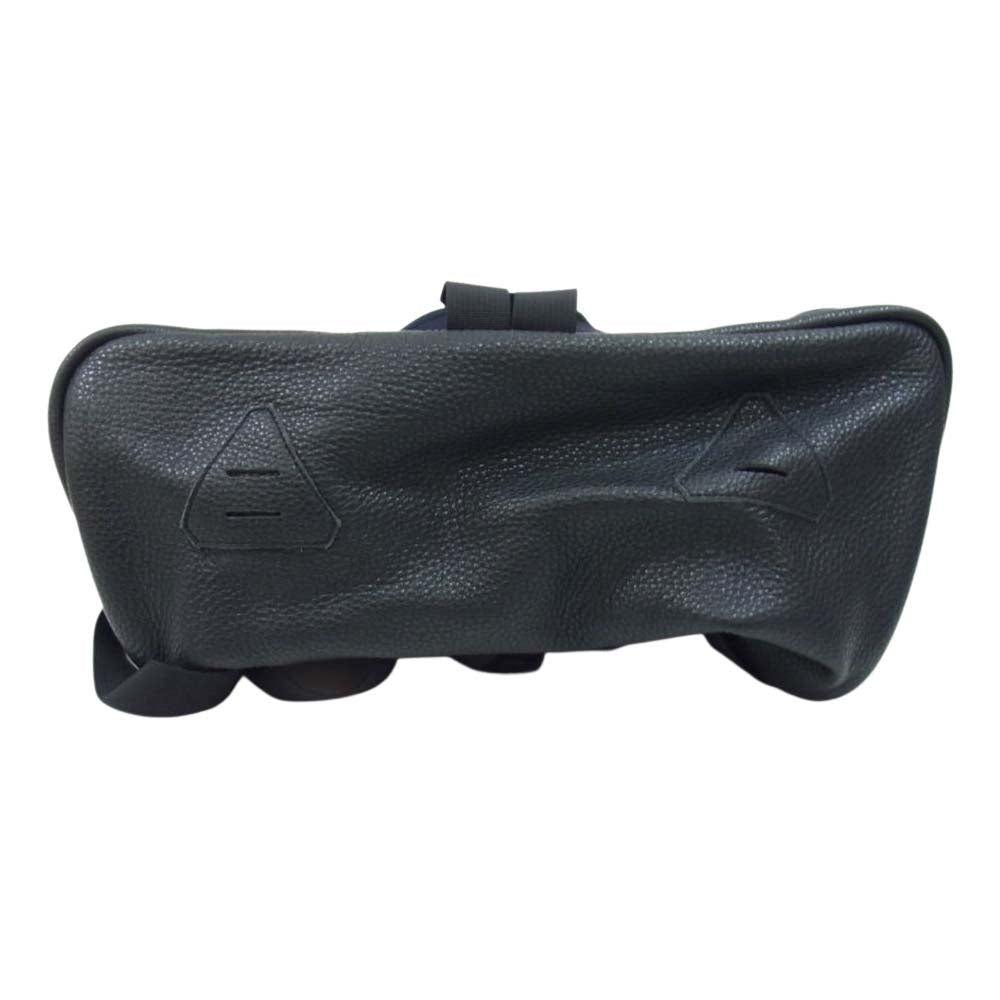 THE NORTH FACE ノースフェイス NN7109N × PALACE パレス Cordura Nylon Day Pack コーデュラ ナイロン レザー切替 デイパック バックパック ネイビー系【極上美品】【中古】