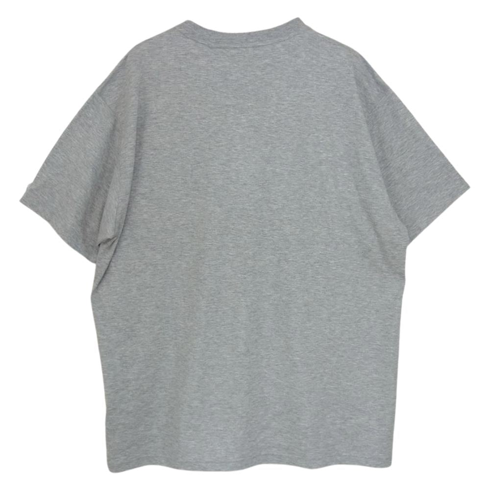 BURBERRY バーバリー 8048923 A2142 チェック ポケット 半袖 Tシャツ グレー系 M【新古品】【未使用】【中古】