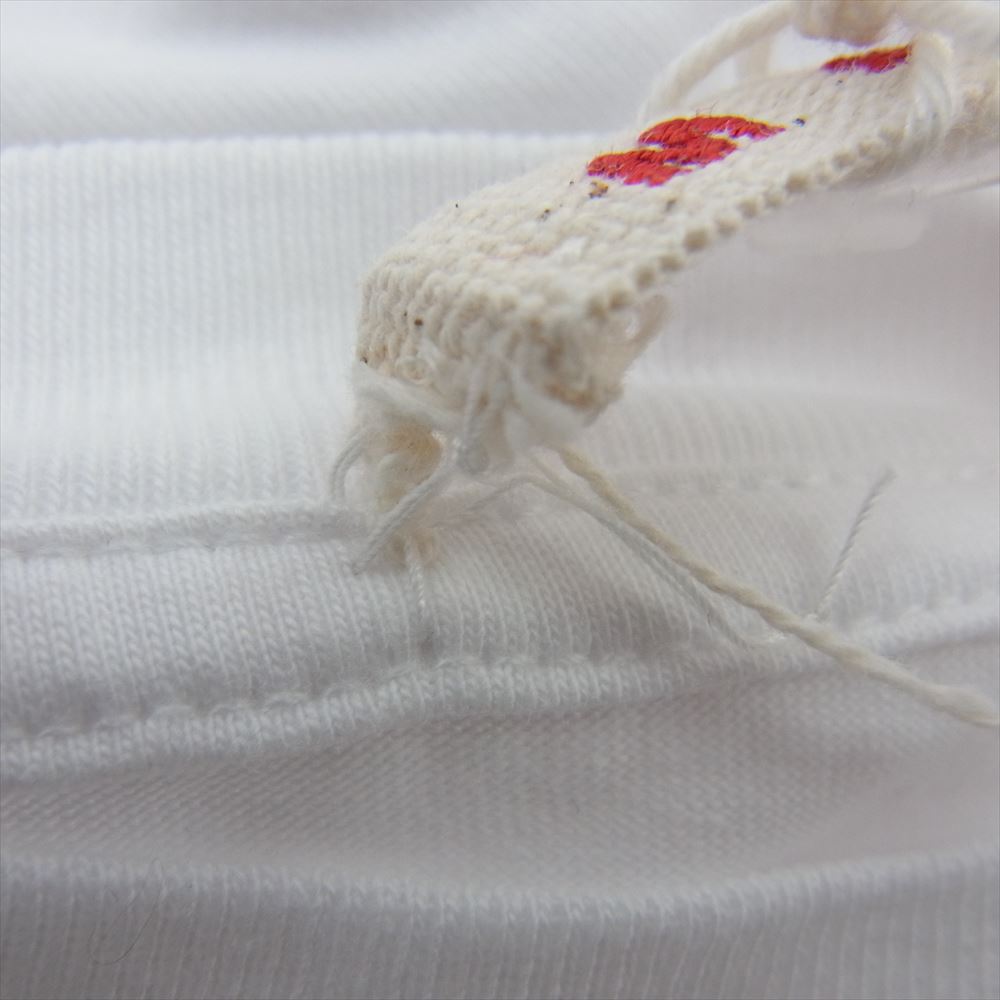 MARNI マルニ THJE0129PN クルーネック オーバーサイズ ロゴ 長袖 Tシャツ ホワイト系 38【美品】【中古】