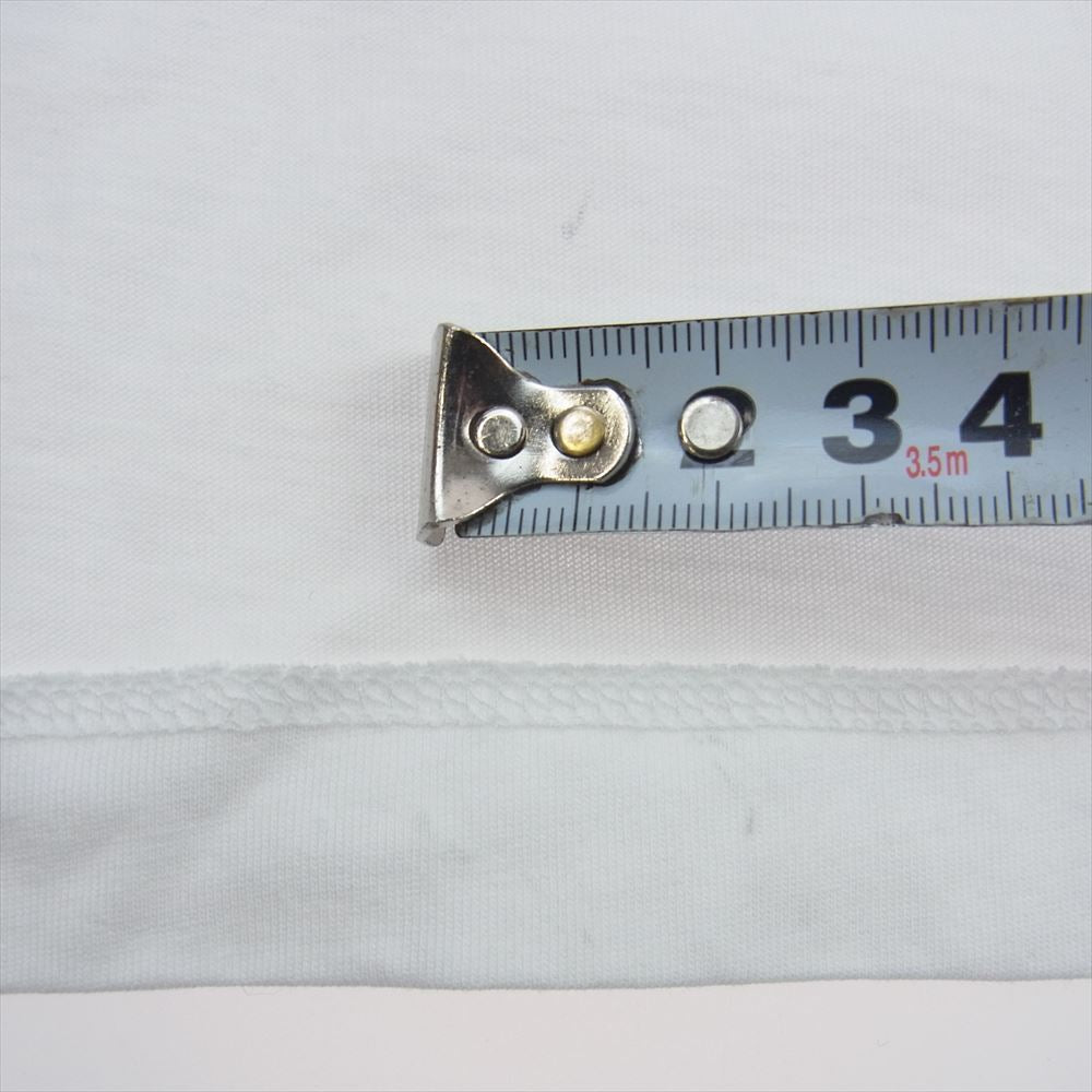 MARNI マルニ THJE0129PN クルーネック オーバーサイズ ロゴ 長袖 Tシャツ ホワイト系 38【美品】【中古】