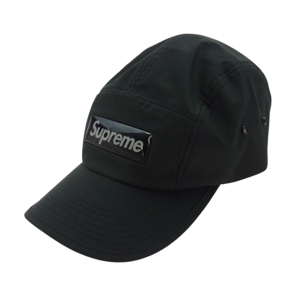 Supreme シュプリーム 22SS Inset Gel Camp Cap インセット ゲル キャンプ ボックスロゴ キャップ ブラック系【新古品】【未使用】【中古】