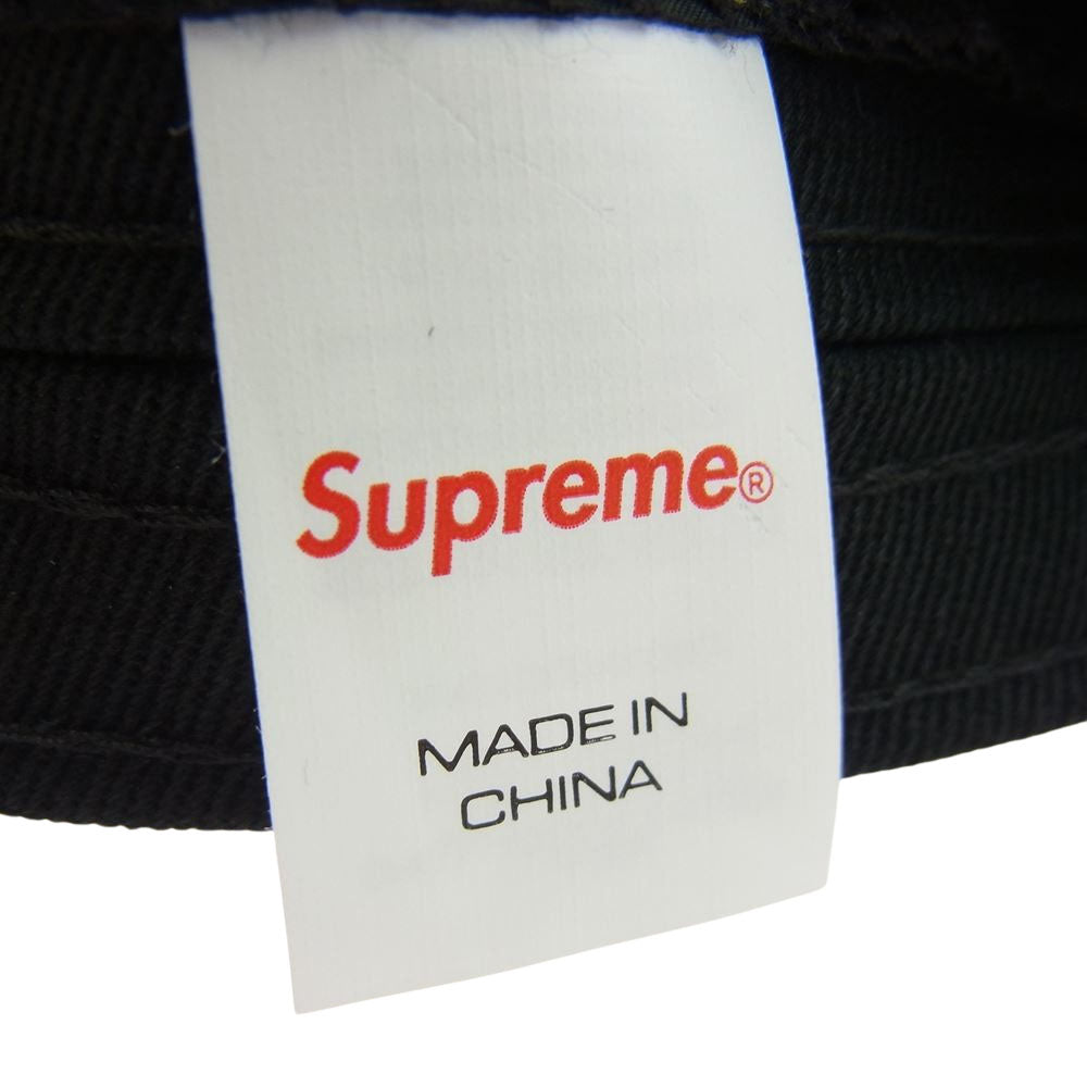 Supreme シュプリーム 22SS Inset Gel Camp Cap インセット ゲル キャンプ ボックスロゴ キャップ ブラック系【新古品】【未使用】【中古】
