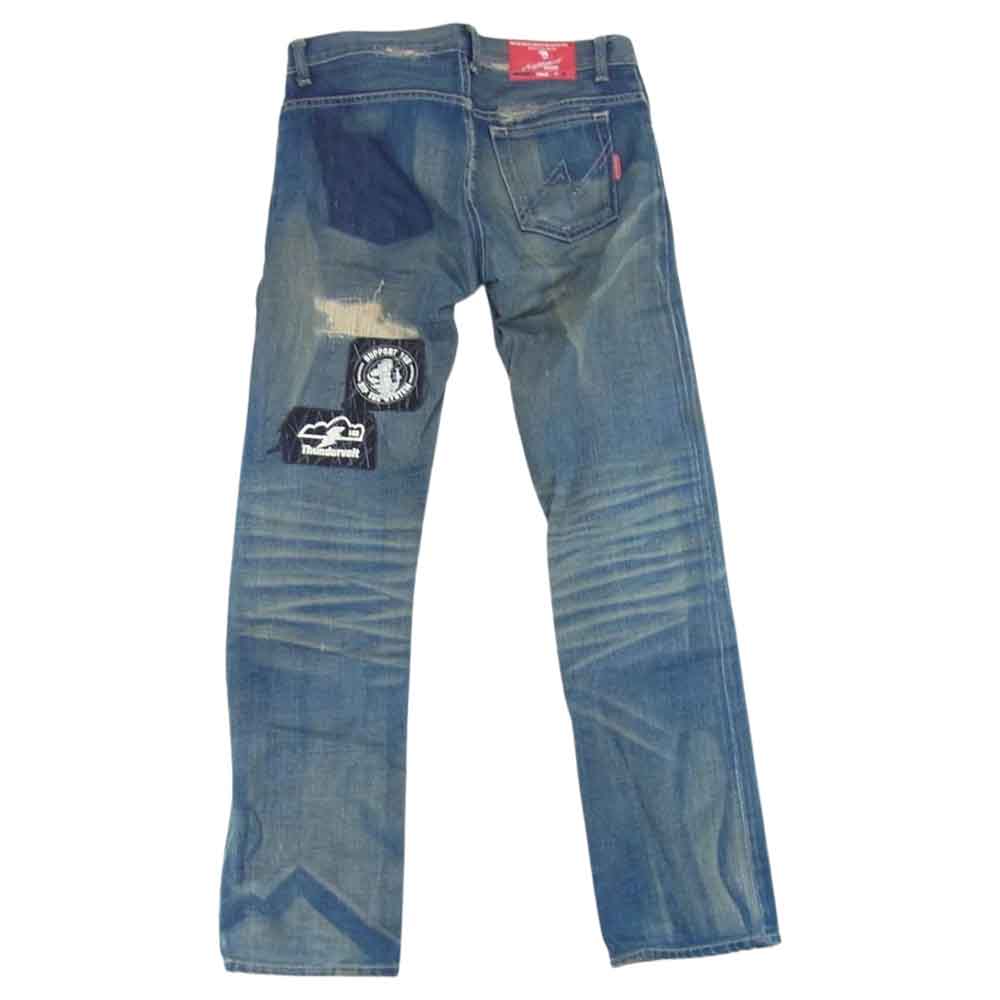 NEIGHBORHOOD ネイバーフッド DCNH-PT-10 SAVAGE DENIM サベージ加工 デニム パンツ インディゴブルー系 M【美品】【中古】