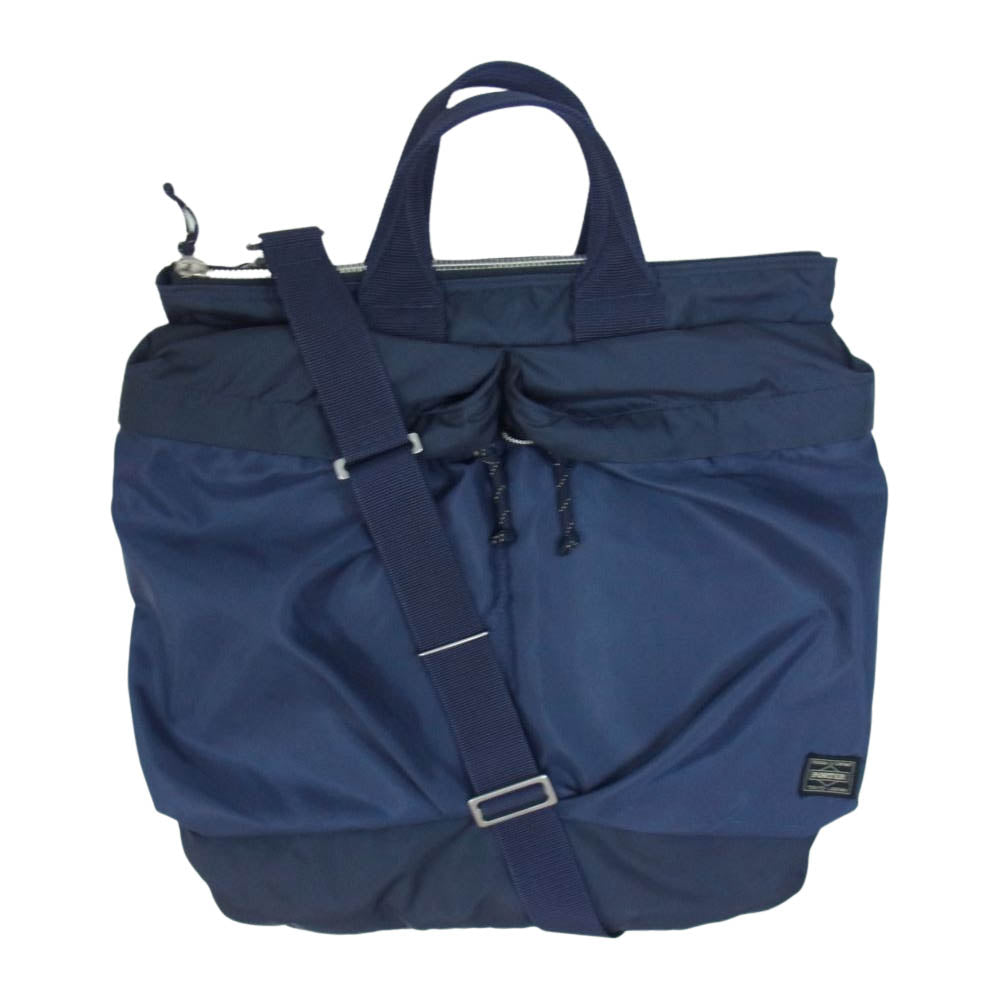 PORTER ポーター × LOWERCASE ローワーケース 2WAY ナイロン ヘルメット バッグ ネイビー系【中古】