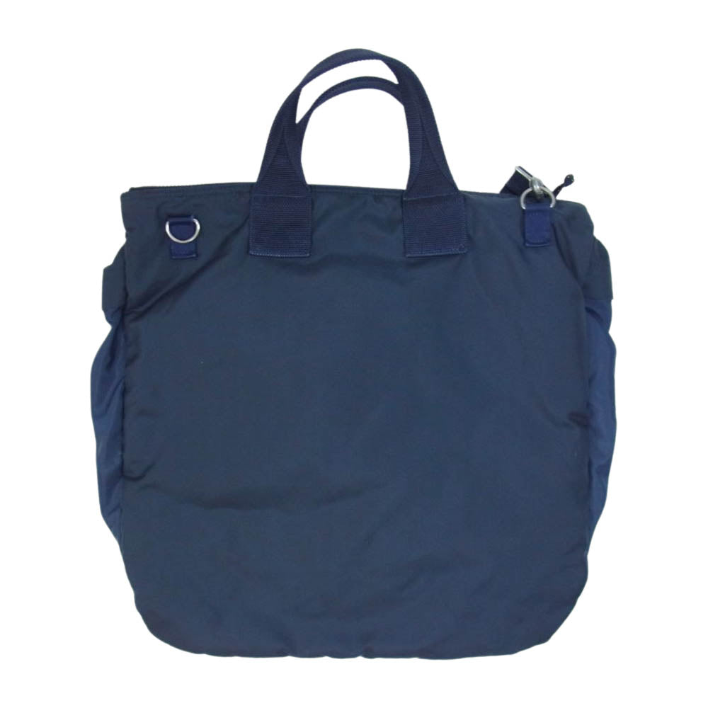 PORTER ポーター × LOWERCASE ローワーケース 2WAY ナイロン ヘルメット バッグ ネイビー系【中古】