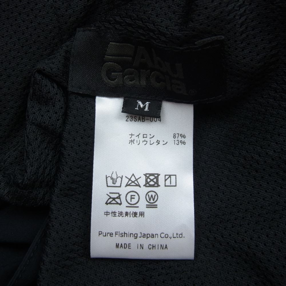 アブガルシア 23SS 23SAB-004 WATER RESISTANT POCKETABLE PANTS ウェザー レジスタント ポケッタブル パンツ ブラック系 M【新古品】【未使用】【中古】