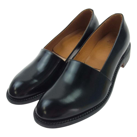 ユハ 10150901 SHORT VAMP LOAFER ショート ヴァンプ ローファー ブラック系 8 /26.0cm【新古品】【未使用】【中古】