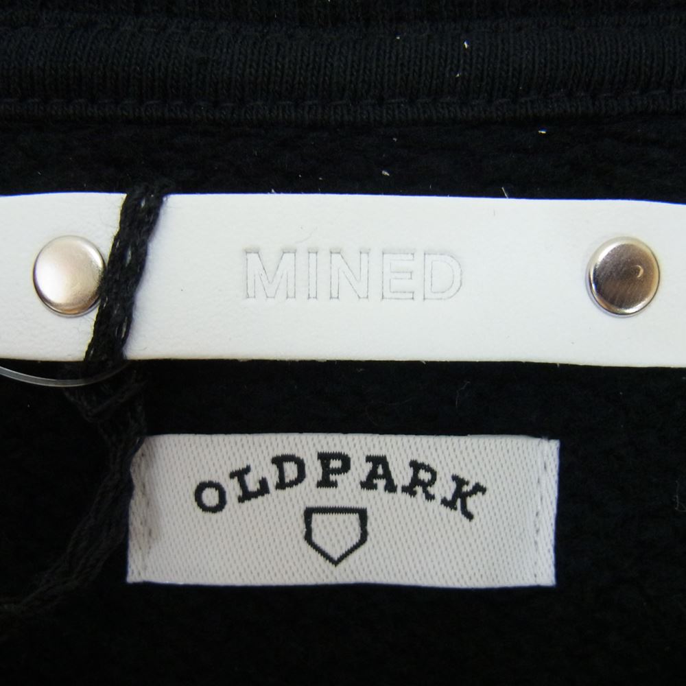 MINEDENIM マインデニム 21AW MND-21AW0P003-17-022 × OLD PARK オールドパーク Denim Shirt Crew neck デニムチェックシャツ切替 クルーネック スウェット 2【新古品】【未使用】【中古】