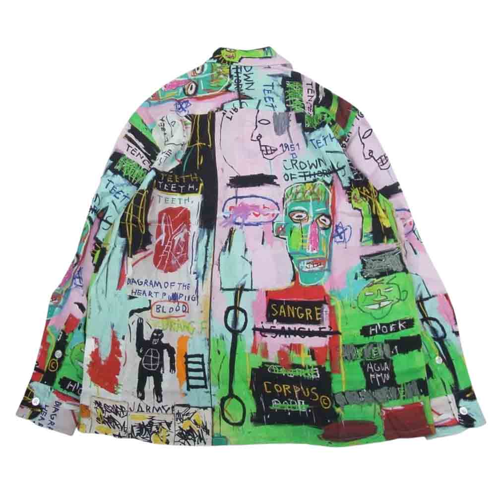 WACKO MARIA ワコマリア 22AW BASQUIAT-WM-HI11 × JEAN-MICHEL BASQUIAT ジャン＝ミシェル・バスキア HAWAIIAN SHIRT L/S ハワイアン シャツ 長袖 マルチカラー系 M【新古品】【未使用】【中古】