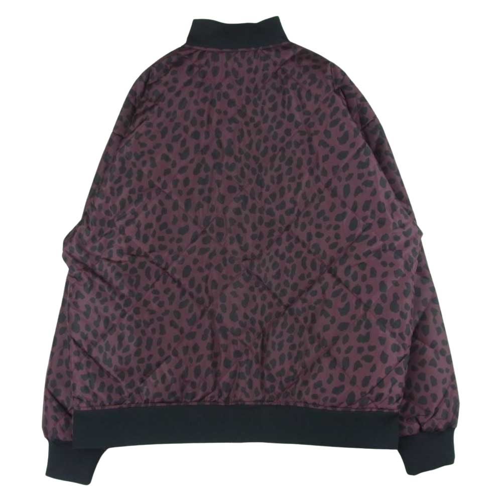 WACKO MARIA ワコマリア 22AW DICKIES-WM-BL07 DICKIES ディッキーズ LEOPARD QUILTED JACKET レオパード ジャケット ブルゾン BURGUNDY L【新古品】【未使用】【中古】