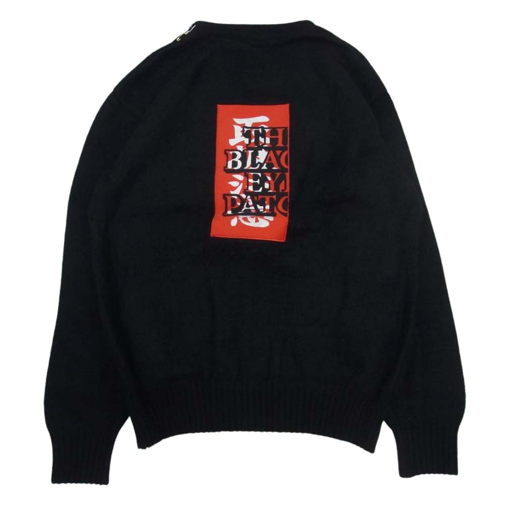 WACKO MARIA ワコマリア 22AW BEP-WM-KN01 × BLACK EYE PATCH ブラック アイ パッチ MOHAIR CARDIGAN モヘア カーディガン ブラック系 S【新古品】【未使用】【中古】
