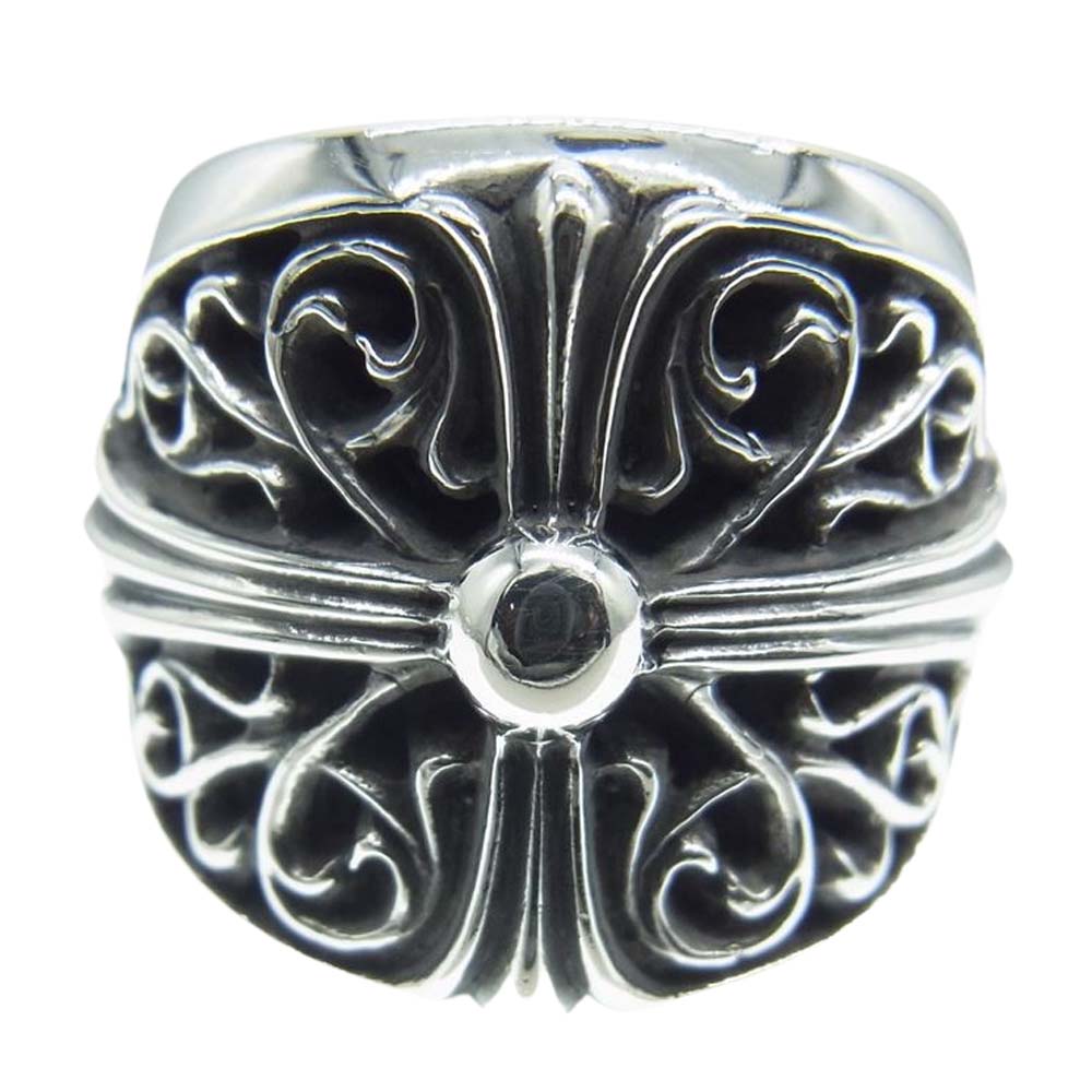 CHROME HEARTS クロムハーツ（原本有） CLASSIC OVAL クラシック オーバルクロス リング シルバー系 22号【中古】
