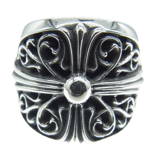 CHROME HEARTS クロムハーツ（原本有） CLASSIC OVAL クラシック オーバルクロス リング シルバー系 22号【中古】
