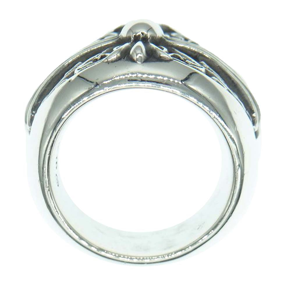 CHROME HEARTS クロムハーツ（原本有） CLASSIC OVAL クラシック オーバルクロス リング シルバー系 22号【中古】
