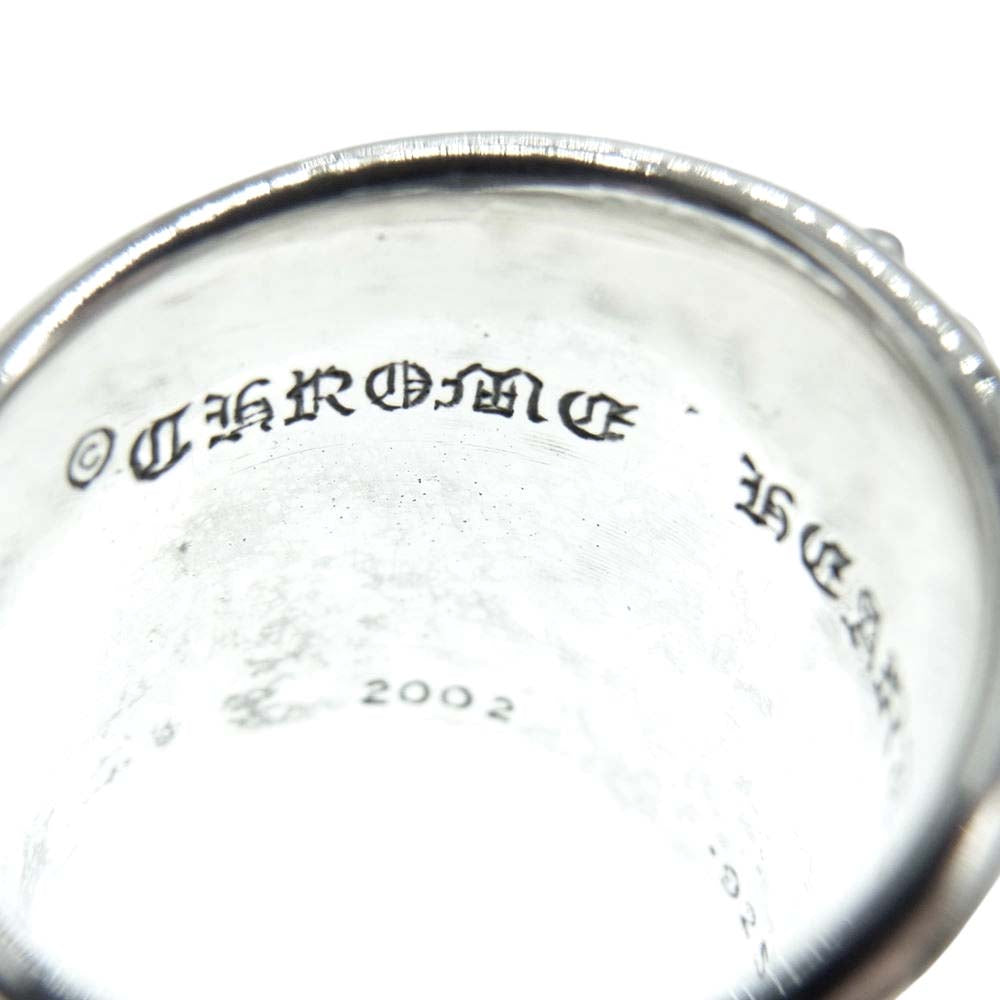 CHROME HEARTS クロムハーツ（原本有） CLASSIC OVAL クラシック オーバルクロス リング シルバー系 22号【中古】