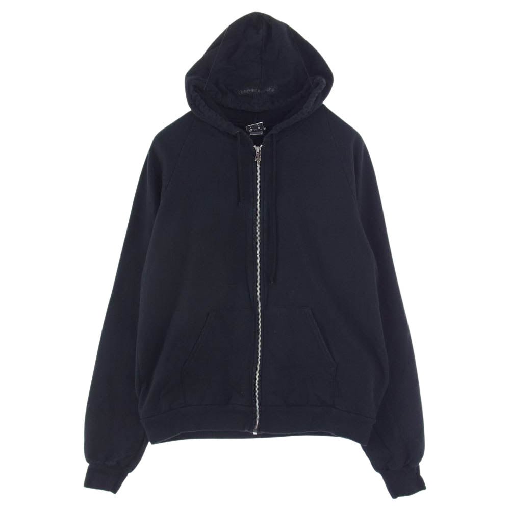 CHROME HEARTS クロムハーツ（原本無） フローラルクロス ダガージップ フルジップ パーカー ブラック系 L【中古】
