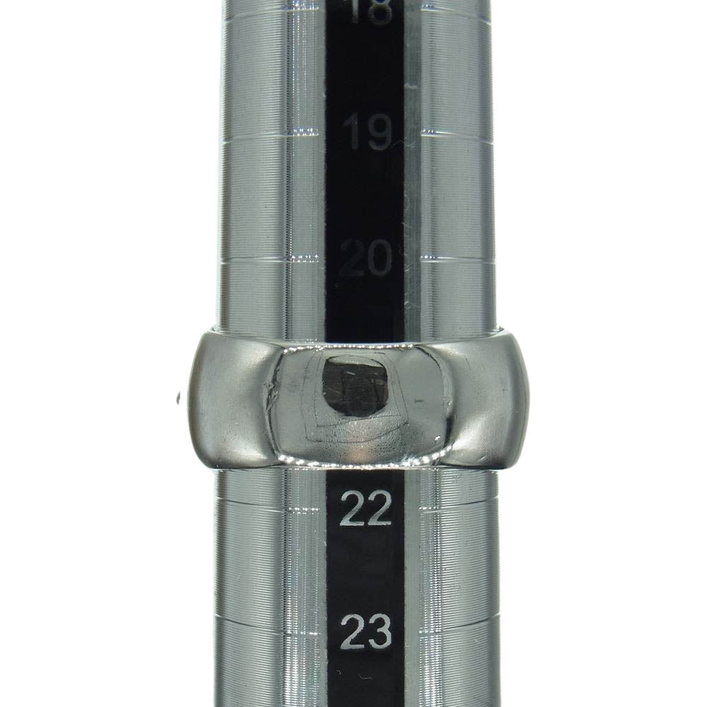 CHROME HEARTS クロムハーツ（原本有） FLRL CRS 1SAP フローラルクロス 1サファイア リング シルバー系 21号【中古】