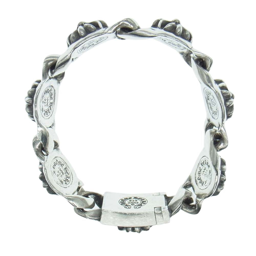 CHROME HEARTS クロムハーツ（原本有） CROSS LINK 6LINK クロスボール クロスリンク ブレスレット シルバー シルバー系【中古】