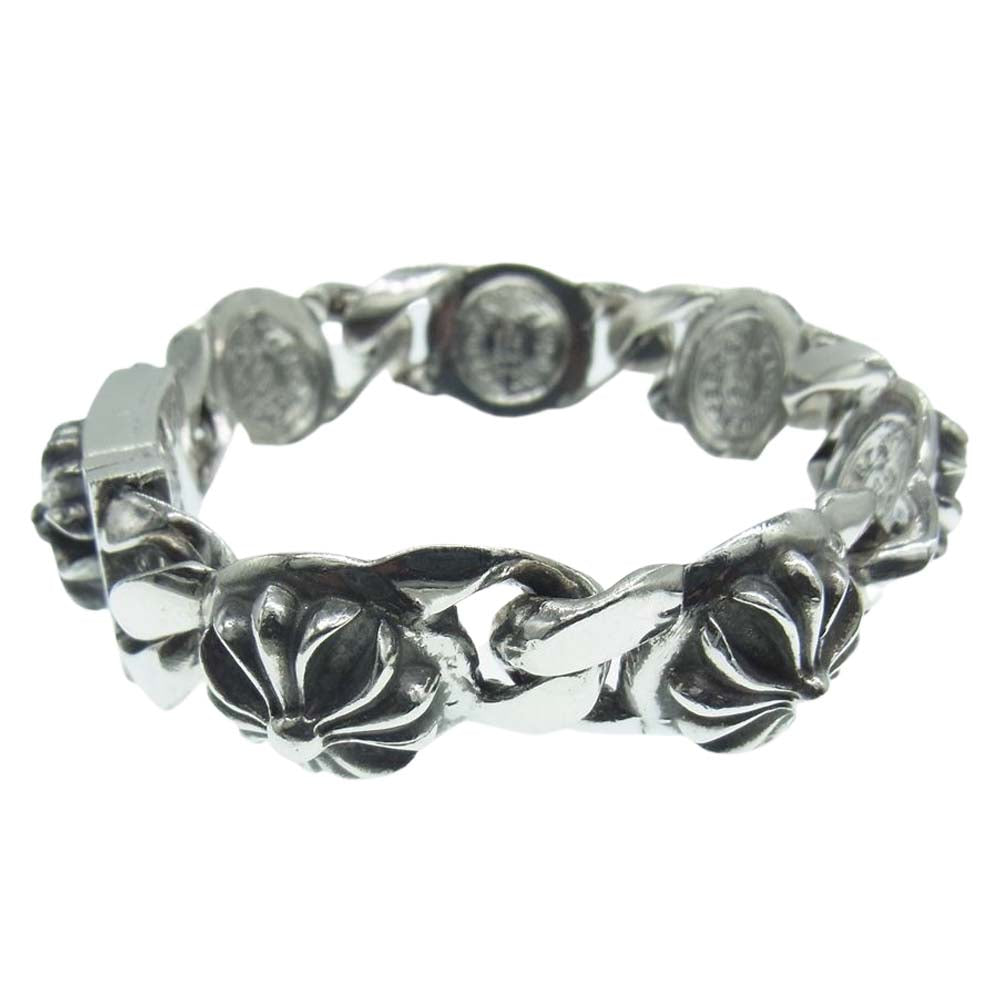 CHROME HEARTS クロムハーツ（原本有） CROSS LINK 6LINK クロスボール クロスリンク ブレスレット シルバー シルバー系【中古】