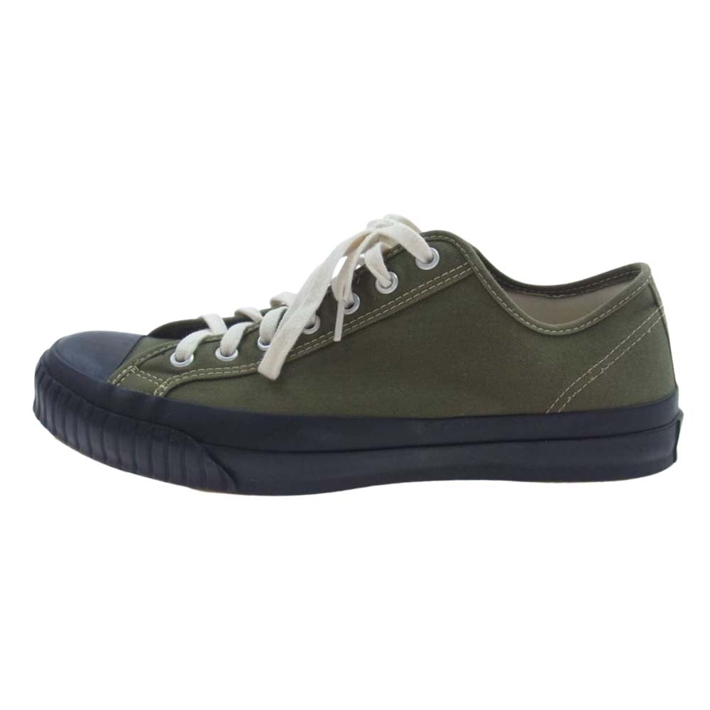 CHAMPION SNEAKER キャンバス ローカット スニーカー オリーブ カーキ系 7【中古】