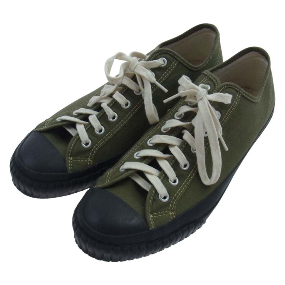 CHAMPION SNEAKER キャンバス ローカット スニーカー オリーブ カーキ系 7【中古】