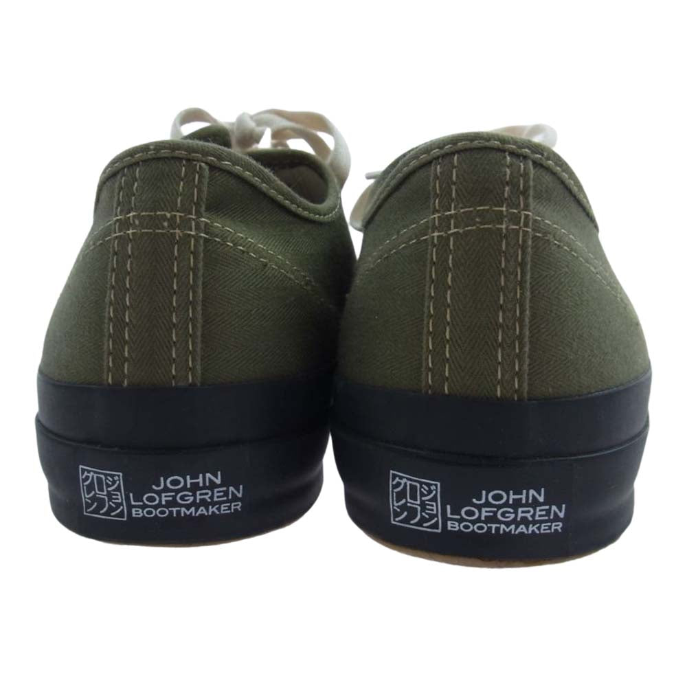 CHAMPION SNEAKER キャンバス ローカット スニーカー オリーブ カーキ系 7【中古】