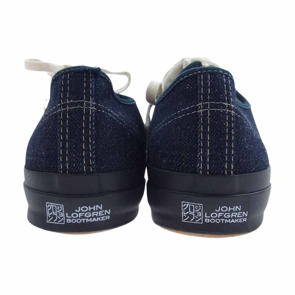 ジョン・ロフグレン CHAMPION SNEAKER JAPANESE INDIGO DENIM インディゴ デニム スニーカー 27.5cm ネイビー系 9.5【中古】