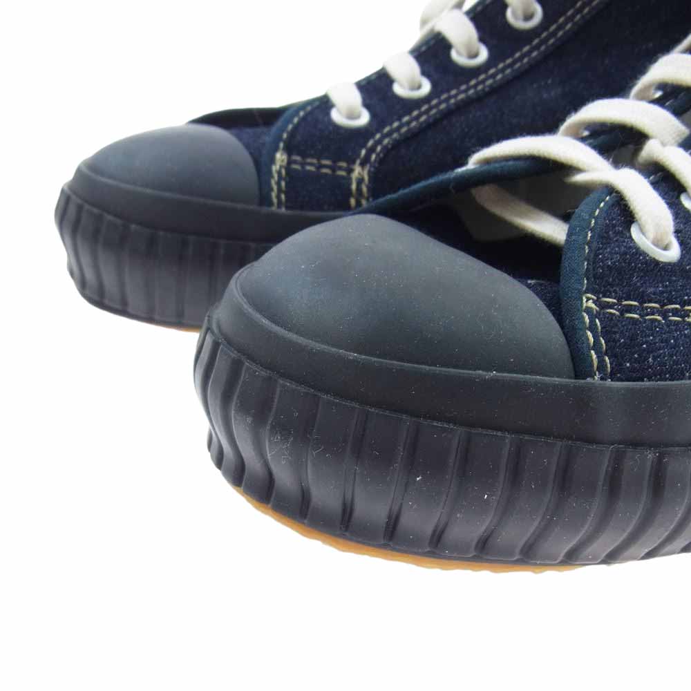ジョン・ロフグレン CHAMPION SNEAKER JAPANESE INDIGO DENIM インディゴ デニム スニーカー 27.5cm ネイビー系 9.5【中古】