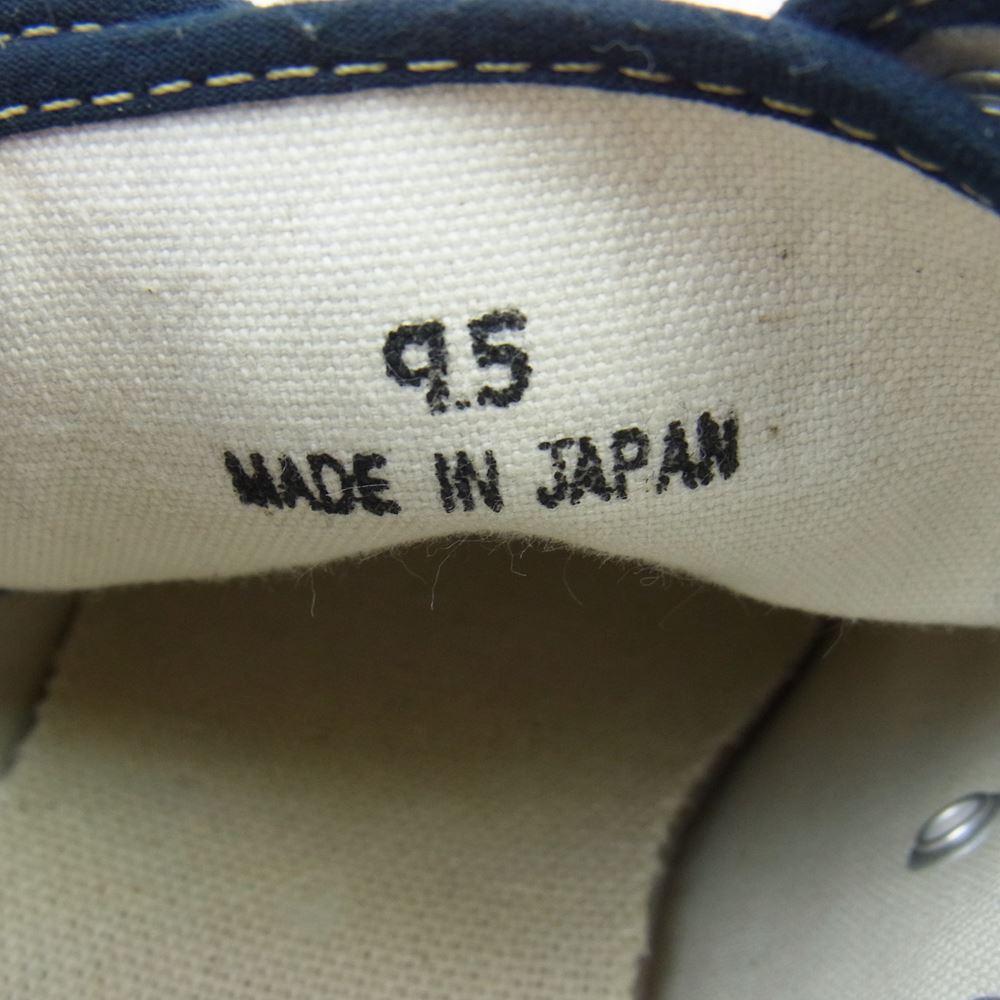 ジョン・ロフグレン CHAMPION SNEAKER JAPANESE INDIGO DENIM インディゴ デニム スニーカー 27.5cm ネイビー系 9.5【中古】