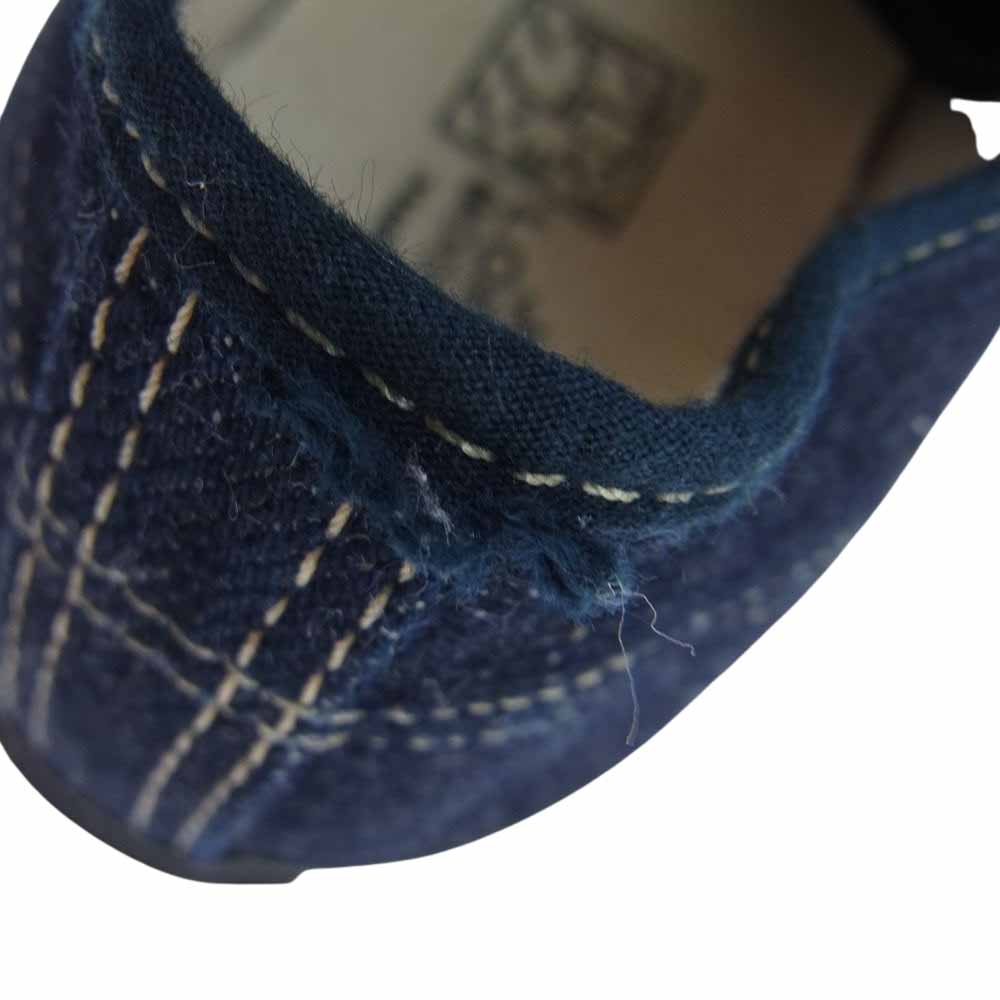 ジョン・ロフグレン CHAMPION SNEAKER JAPANESE INDIGO DENIM インディゴ デニム スニーカー 27.5cm ネイビー系 9.5【中古】