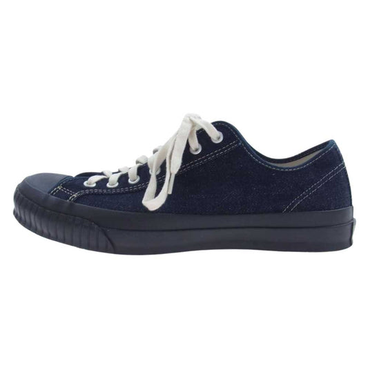 ジョン ロフグレン CHAMPION SNEAKER JAPANESE INDIGO DENIM インディゴ デニム スニーカー ネイビー系 7【中古】