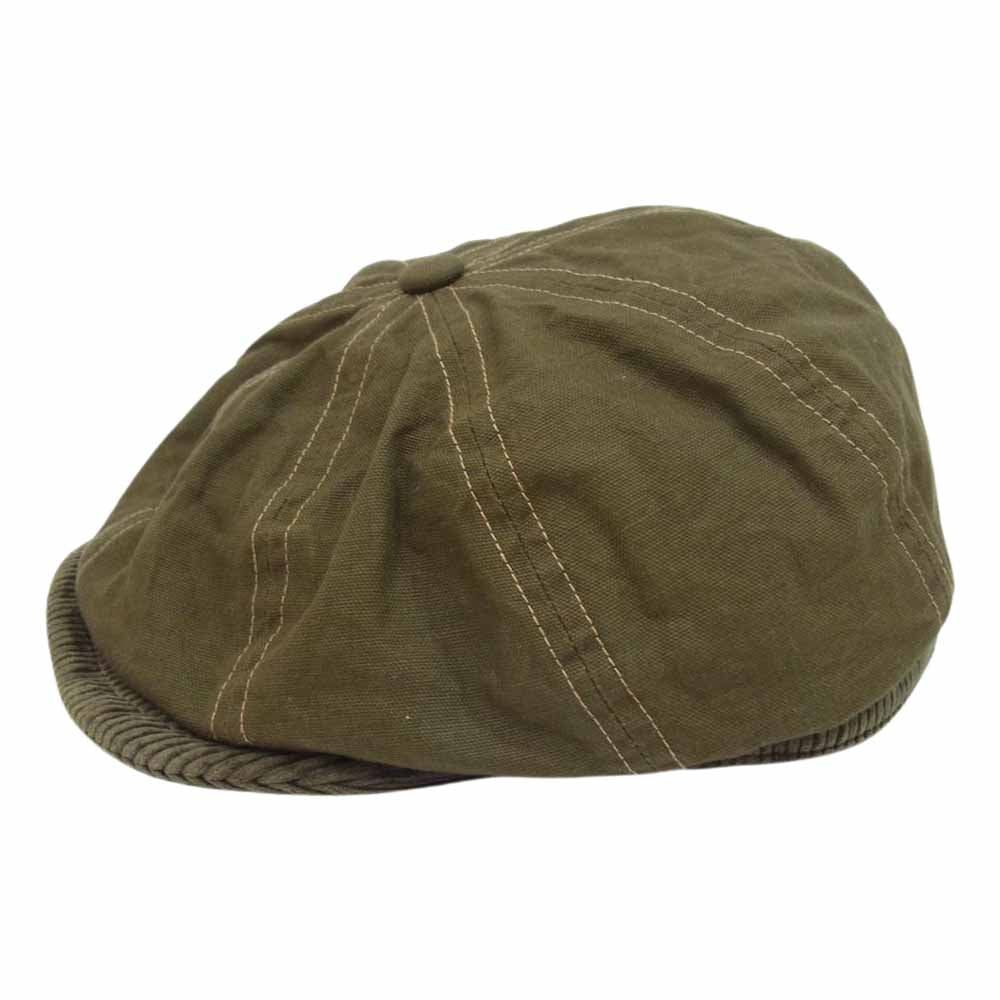 FREEWHEELERS フリーホイーラーズ JAM BUSTER 8 PANELS CAP 1910 - 1920s STYLE CASQUETTE キャスケット キャップ 帽子 カーキ系【中古】