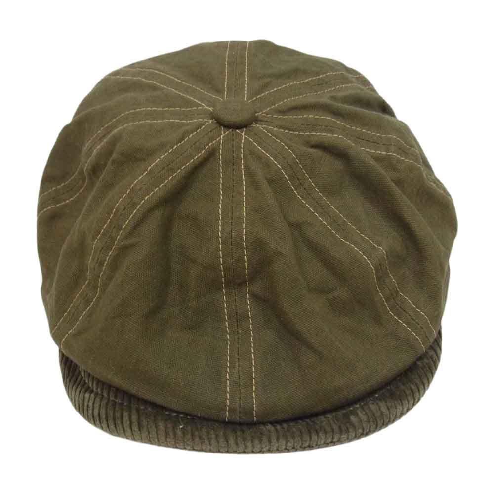 FREEWHEELERS フリーホイーラーズ JAM BUSTER 8 PANELS CAP 1910 - 1920s STYLE CASQUETTE キャスケット キャップ 帽子 カーキ系【中古】