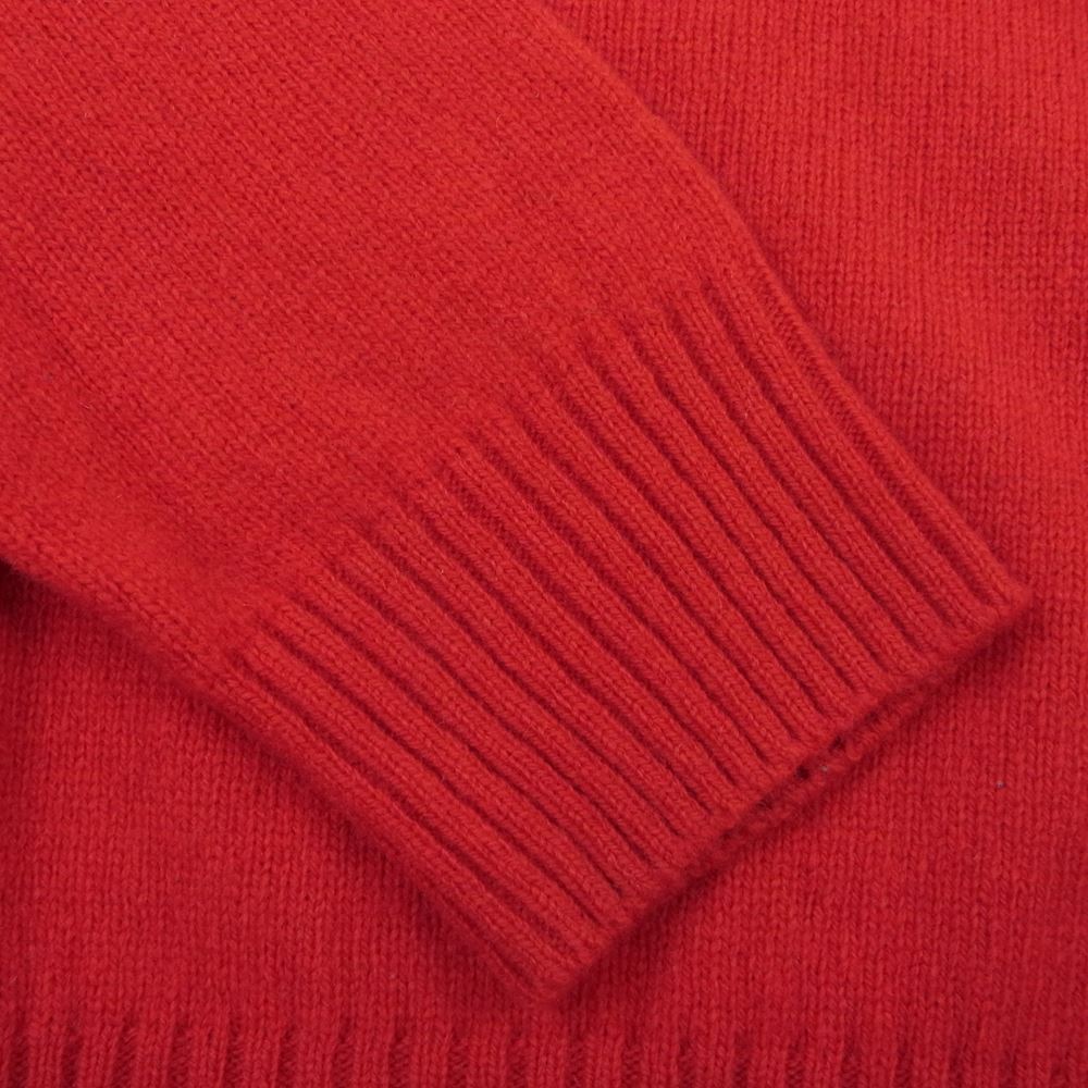 The REAL McCOY'S ザリアルマッコイズ WOOL CREW NECK SWEATER ウール セーター ニット レッド系 38【中古】
