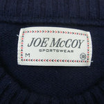 The REAL McCOY'S ザリアルマッコイズ MC21114 WOOL CREW NECK SWEATER ウール セーター ニット ネイビー系 38【中古】