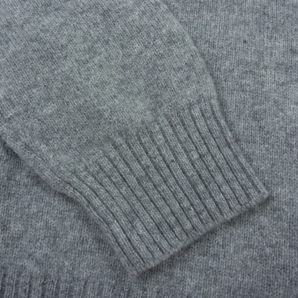 The REAL McCOY'S ザリアルマッコイズ WOOL CREW NECK SWEATER ウール セーター ニット  グレー系 38【中古】