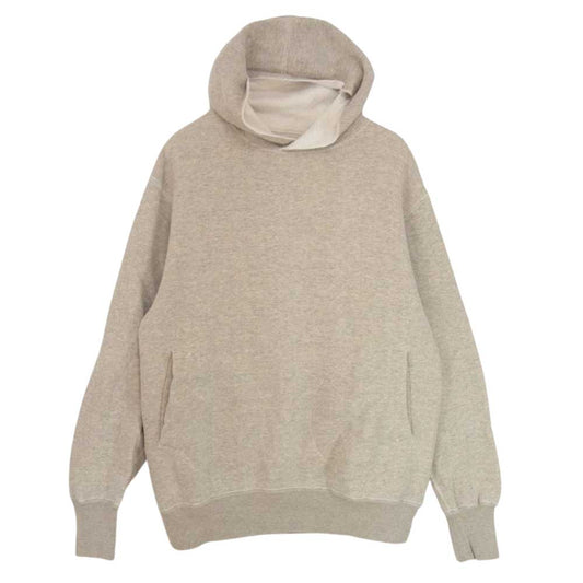 The REAL McCOY'S ザリアルマッコイズ BOXING GLOVE POCKET HOODED SWEATSHIRT ボクシング グローブ ポケット スウェット パーカー ループウィール グレー系 M【中古】