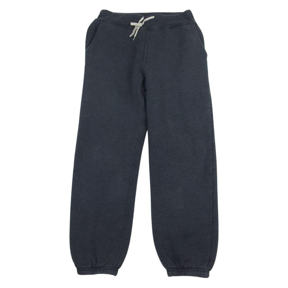 The REAL McCOY'S ザリアルマッコイズ 13OZ WOOL LOOPWHEEL SWEAT PANTS ウール混紡吊り編み スウェット パンツ ループウィール チャコール系 M【中古】