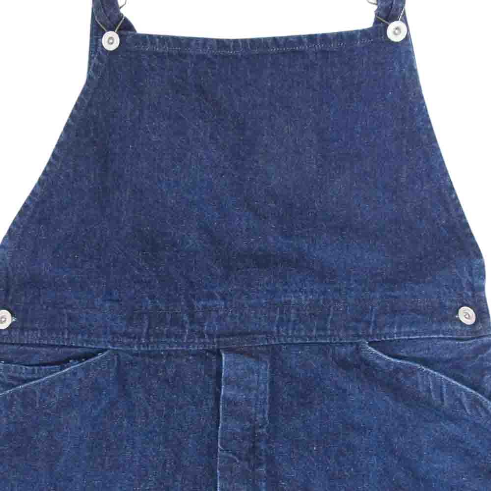 WAREHOUSE ウエアハウス Lot 1220 TURN OF CENTURY DENIM OVERALL デニム オーバーオール インディゴブルー系 36【中古】