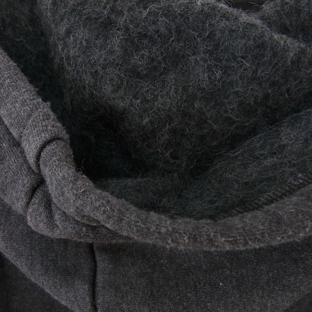 The REAL McCOY'S ザリアルマッコイズ 13OZ WOOL LOOPWHEEL HOODED SWEATSHIRT ウール混紡吊り編み スウェット パーカー ループウィール グレー系 L【中古】