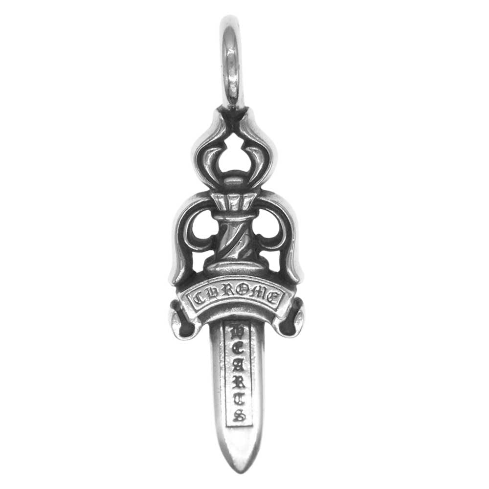 CHROME HEARTS クロムハーツ（原本無） DOUBLE DAGGER ダブルダガー ペンダント シルバー系【中古】